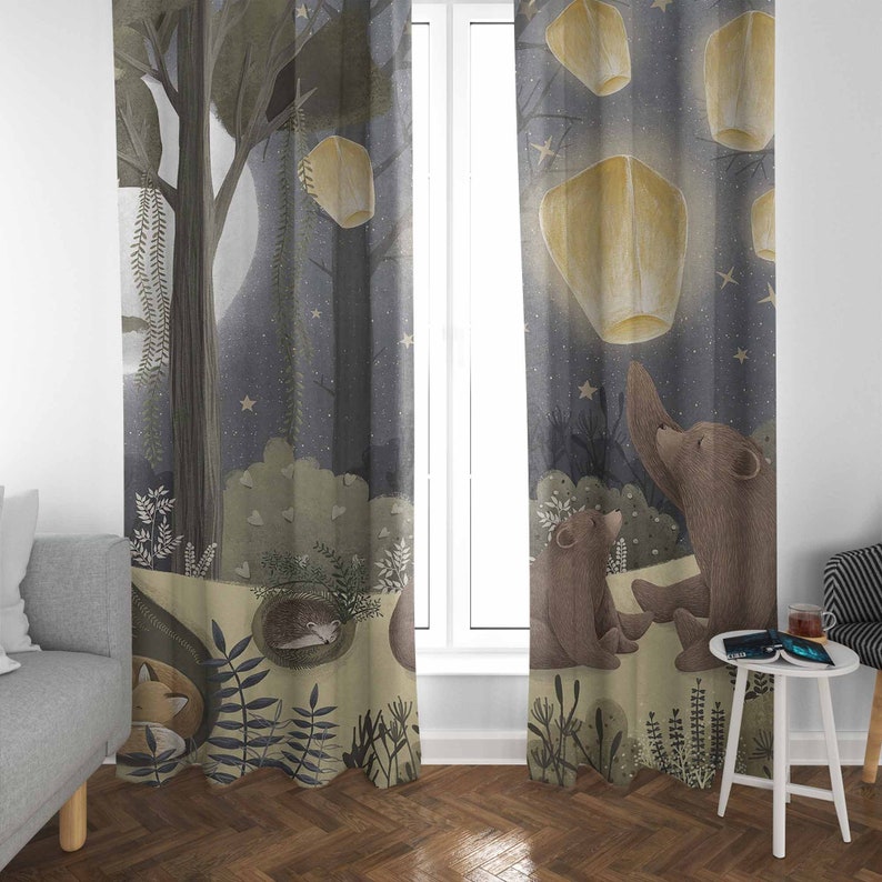 Zasłony do pokoju dziecięcego  – Baby Nursery Curtains recenzja i cena