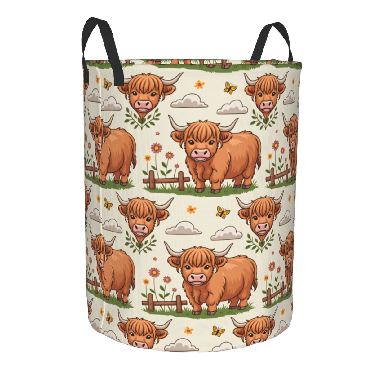 Kosz na pranie z motywem krow  – Baby Nursery Hamper recenzja i cena