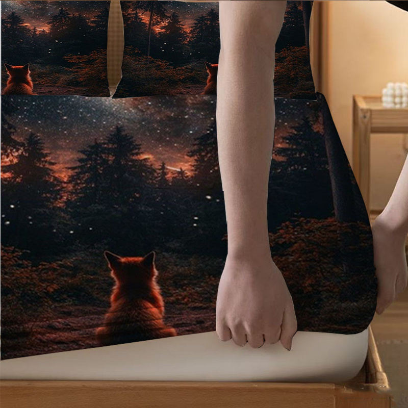 Prześcieradło z motywem leśneg – Baby Nursery Bedding Sets recenzja i cena