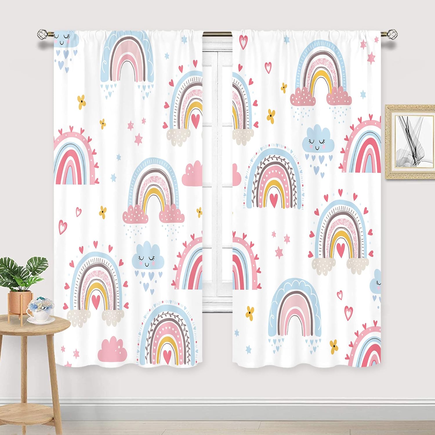 Zasłony dla dziewczynek w styl – Baby Nursery Curtains recenzja i cena