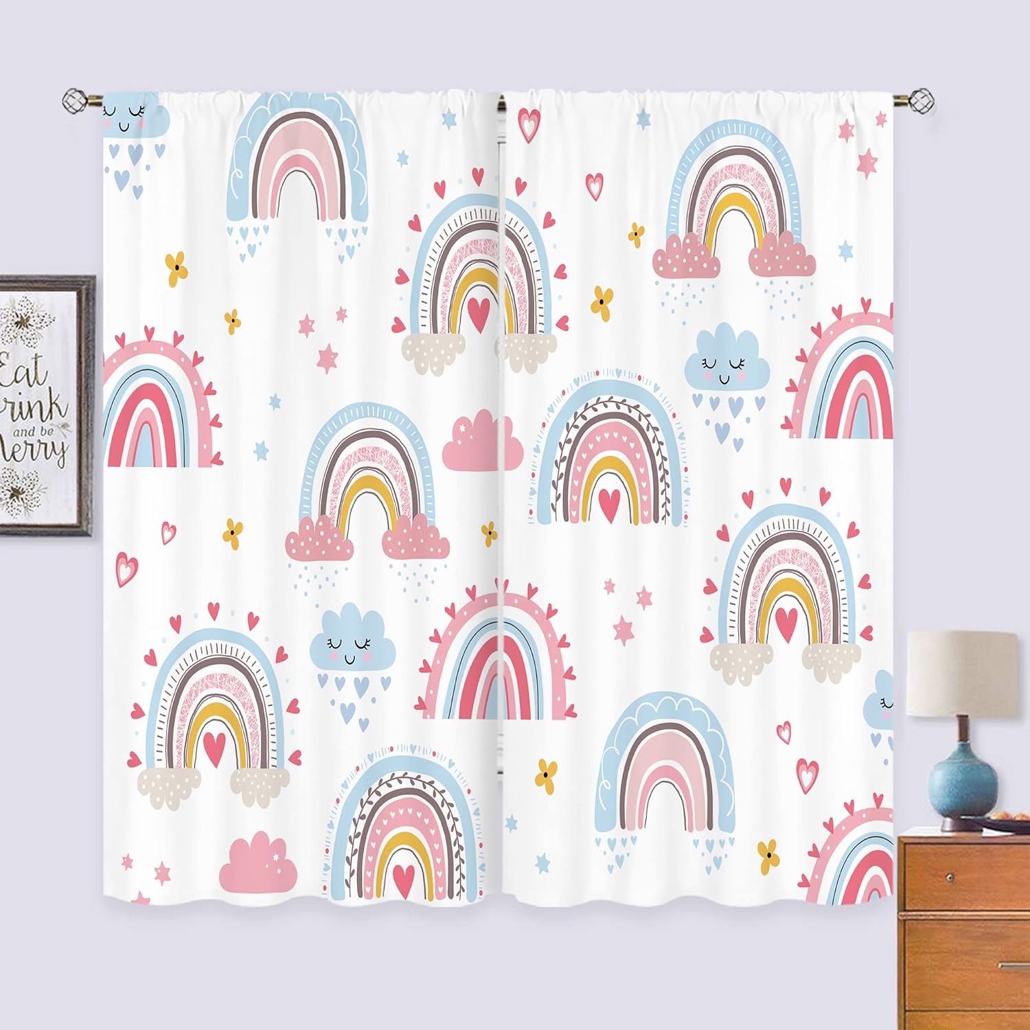 Zasłony dla dziewczynek w styl – Baby Nursery Curtains recenzja i cena